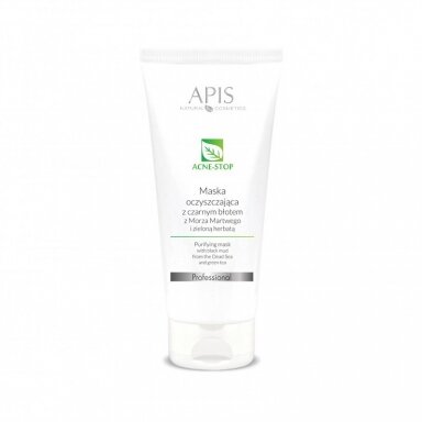 APIS ACNE-STOP valomoji veido odos kaukė su juodaisiais dumbliais ir žaliosios arbatos ekstraktais, 200 ml APIS ACNE-STOP valomoji veido odos kaukė su juodaisiais dumbliais ir žaliosios arbatos ekstraktais, 200 ml