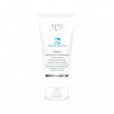 APIS MINERAL BALANCE intensyviai drėkinanti veido kaukė su hialurono rūgštimi, 200 ml. APIS MINERAL BALANCE intensyviai drėkinanti veido kaukė su hialurono rūgštimi, 200 ml.