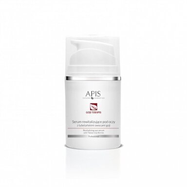 APIS GOJI TERAPIS atgaivinantis paakių serumas su Tibeto GOJI vaisiais ir lotosų ekstraktais, 50 ml APIS GOJI TERAPIS atgaivinantis paakių serumas su Tibeto GOJI vaisiais ir lotosų ekstraktais, 50 ml