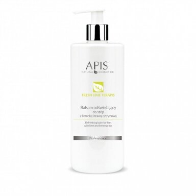 APIS FRESH LIME TERAPIS gaivinantis pėdų balzamas su citrinžolės ekstraktu, 500 ml.