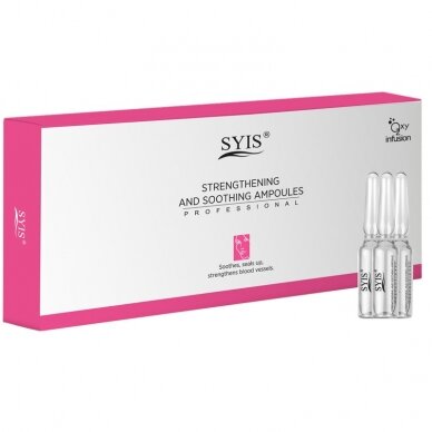 SYIS COUPEROSE STOP kraujagysles stiprinančios ir odą raminančios ampulės, 10*3 ml. SYIS COUPEROSE STOP kraujagysles stiprinančios ir odą raminančios ampulės, 10*3 ml.