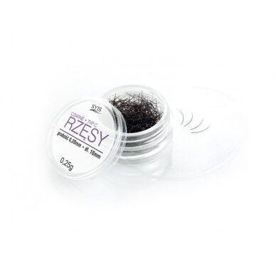 SYIS blakstienos priauginimui C 0,15X10mm 0.25 g. SYIS blakstienos priauginimui C 0,15X10mm 0.25 g.
