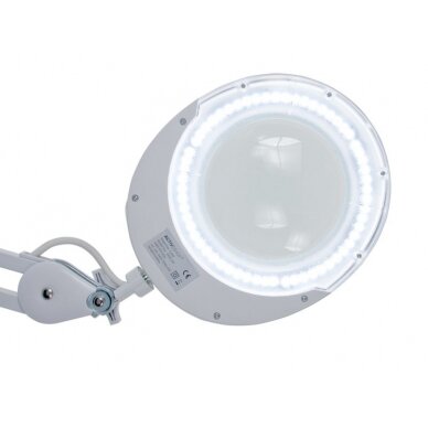 ELEGANTE RED LINE profesionali kosmetologinė lempa-lupa 6025 60 LED SMD 5D (tvirtinama prie paviršių), baltos spalvos 4 ELEGANTE RED LINE profesionali kosmetologinė lempa-lupa 6025 60 LED SMD 5D (tvirtinama prie paviršių), baltos spalvos 4