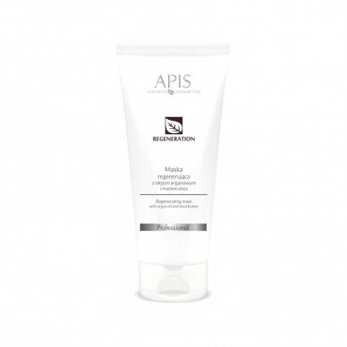 APIS regeneruojamoji kaukė su argano aliejumi ir taukmedžio sviestu, 200ml. APIS regeneruojamoji kaukė su argano aliejumi ir taukmedžio sviestu, 200ml.