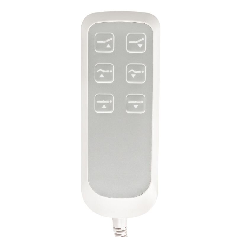 Profesionali elektrinė kosmetologinė kušėtė-krėslas LUX, baltos spalvos (3 varikliai) 6