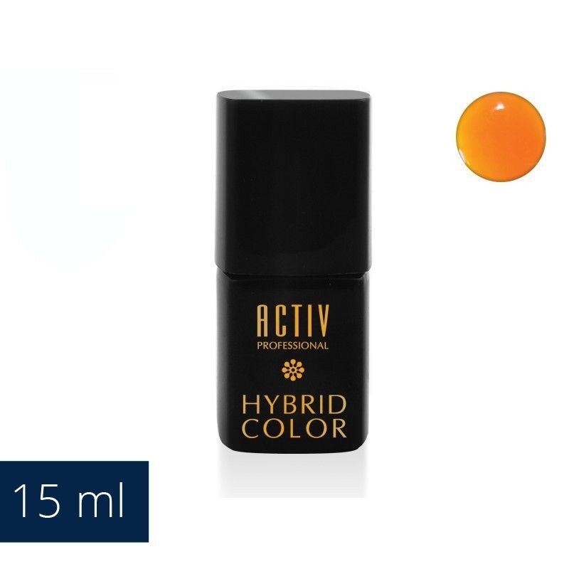 Hibridinis UV/LED lakas neono oranžinės spalvos (20), 15 ml Hibridinis UV/LED lakas neono oranžinės spalvos (20), 15 ml