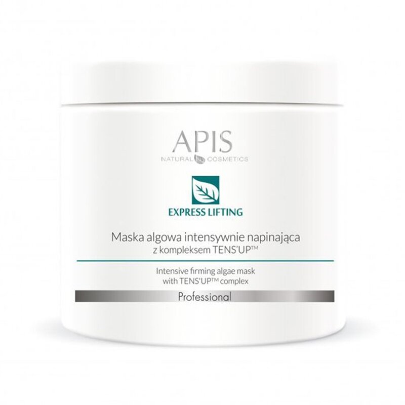 APIS NATURAL EXPRESS LIFTING stipriai stangrinanti alginatinė veido kaukė su TENS'UP kompleksu, 250 g. APIS NATURAL EXPRESS LIFTING stipriai stangrinanti alginatinė veido kaukė su TENS'UP kompleksu, 250 g.