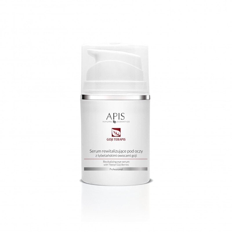 APIS GOJI TERAPIS atgaivinantis paakių serumas su Tibeto GOJI vaisiais ir lotosų ekstraktais, 50 ml APIS GOJI TERAPIS atgaivinantis paakių serumas su Tibeto GOJI vaisiais ir lotosų ekstraktais, 50 ml