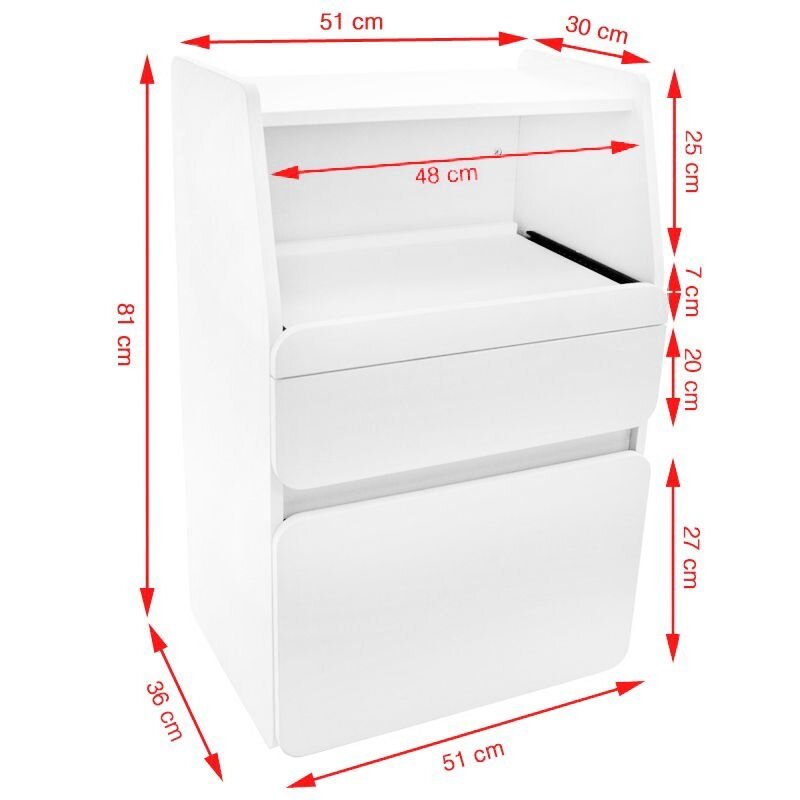 Profesionalus kosmetologinis vežimėlis-spintelė MIDI 970 8 Profesionalus kosmetologinis vežimėlis-spintelė MIDI 970 8