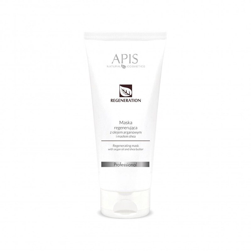 APIS regeneruojamoji kaukė su argano aliejumi ir taukmedžio sviestu, 200ml.