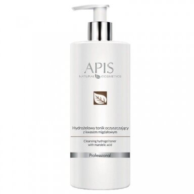 APIS PROFESSIONAL hydrogelinis valomasis veido tonikas su migdodų rūgštimis, 500 ml