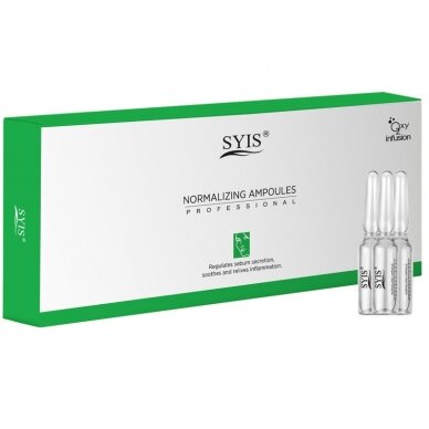 SYIS odą normalizuojančios ampulės su cinku ir vitaminu PP, 10*3 ml. SYIS odą normalizuojančios ampulės su cinku ir vitaminu PP, 10*3 ml.