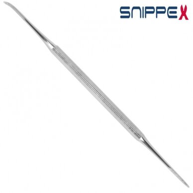 SNIPPEX profesionalus dvipusis įrankis manikiūro ir pedikiūro darbams, 13 cm. 1 SNIPPEX profesionalus dvipusis įrankis manikiūro ir pedikiūro darbams, 13 cm. 1