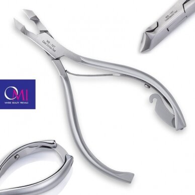 OMI PRO-LINE profesionalios žnyplutės odelėms karpyti NB-107 NAIL NIPPERS BOX JOINT 1 OMI PRO-LINE profesionalios žnyplutės odelėms karpyti NB-107 NAIL NIPPERS BOX JOINT 1