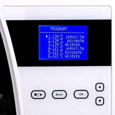 LAFOMED PREMIUM LINE LFSS12AA LCD medicininis autoklavas su spausdintuvu 12-L (medicininė B klasė) 9 LAFOMED PREMIUM LINE LFSS12AA LCD medicininis autoklavas su spausdintuvu 12-L (medicininė B klasė) 9