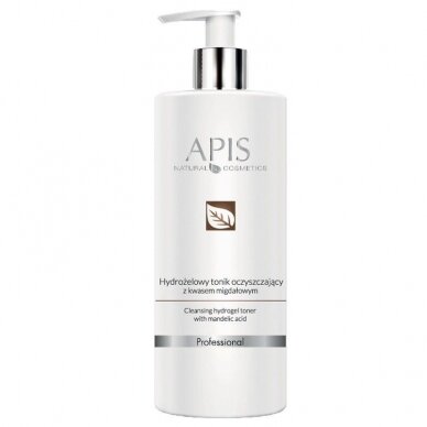 APIS PROFESSIONAL hydrogelinis valomasis veido tonikas su migdodų rūgštimis, 500 ml APIS PROFESSIONAL hydrogelinis valomasis veido tonikas su migdodų rūgštimis, 500 ml