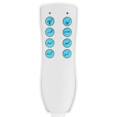 Profesionali elektrinė procedūrinė lova-gultas AZZURRO 869A, pilkos spalvos (4 varikliai) 2 Profesionali elektrinė procedūrinė lova-gultas AZZURRO 869A, pilkos spalvos (4 varikliai) 2