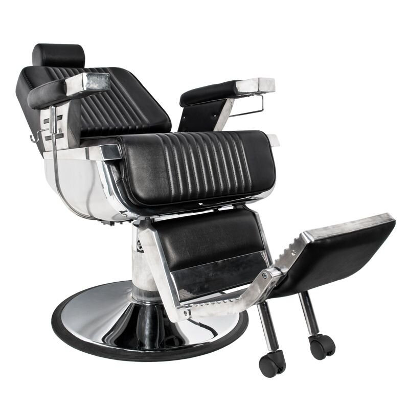 Profesionali barberio kėdė kirpykloms ir grožio salonams GABBIANO ROYAL, juodos spalvos 1 Profesionali barberio kėdė kirpykloms ir grožio salonams GABBIANO ROYAL, juodos spalvos 1