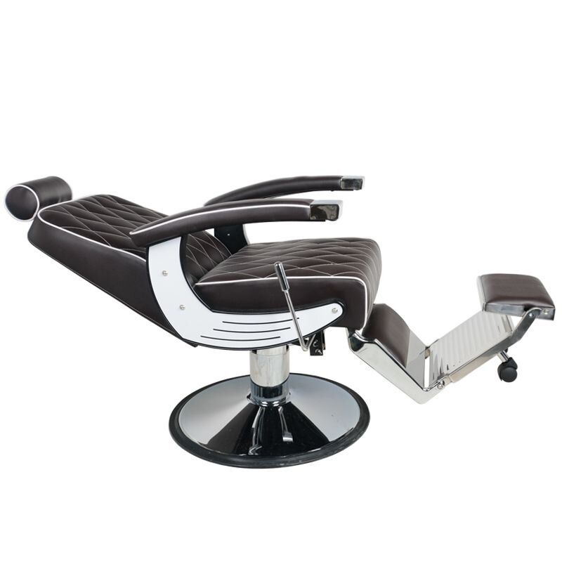 Profesionali barberio kėdė kirpykloms ir grožio salonams GABBIANO IMPERIAL, rudos spalvos 1 Profesionali barberio kėdė kirpykloms ir grožio salonams GABBIANO IMPERIAL, rudos spalvos 1