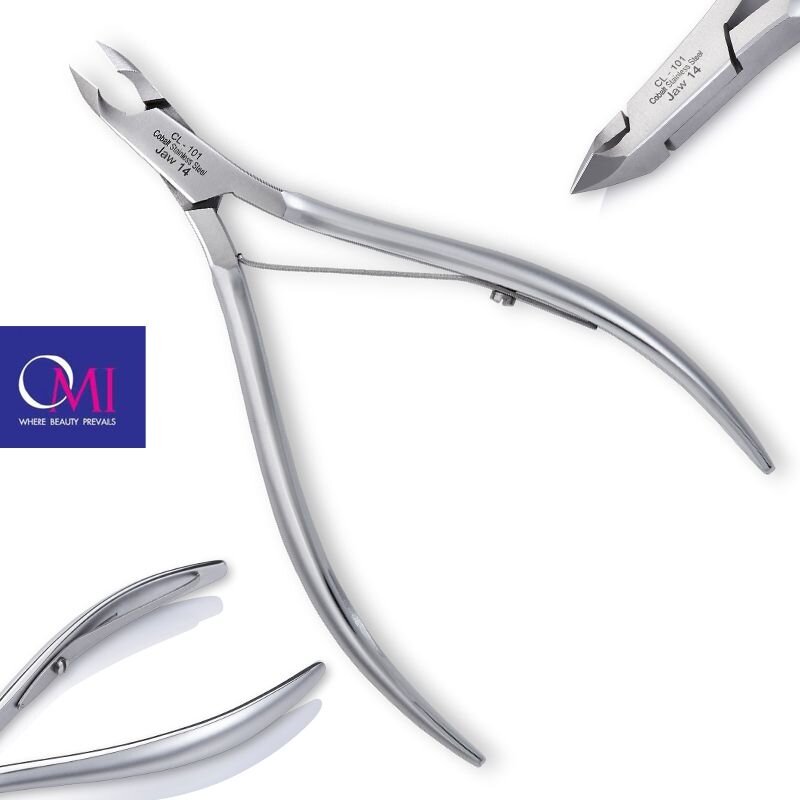 OMI PRO LINE profesionalios manikiūro žnyplutės CL-101, 12/4 mm 3 OMI PRO LINE profesionalios manikiūro žnyplutės CL-101, 12/4 mm 3