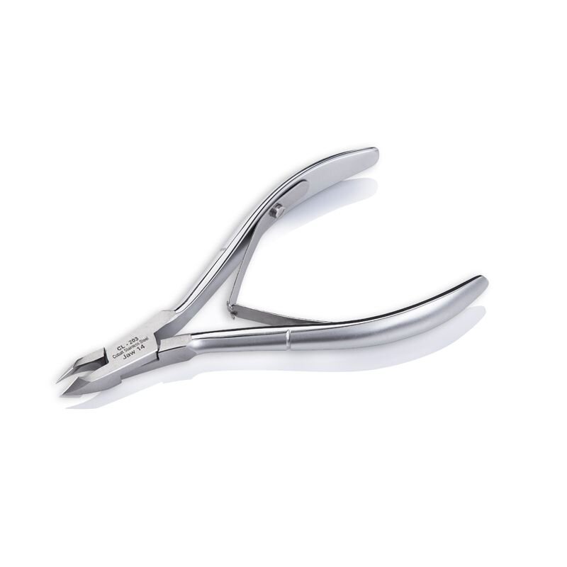 OMI PRO LINE profesionalios manikiūro žnyplutės CL-203, 12/4 mm OMI PRO LINE profesionalios manikiūro žnyplutės CL-203, 12/4 mm