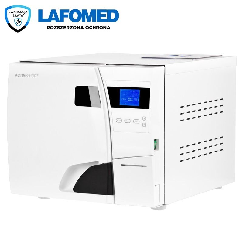 LAFOMED PREMIUM LINE LFSS12AA LCD medicininis autoklavas su spausdintuvu 12-L (medicininė B klasė) 2 LAFOMED PREMIUM LINE LFSS12AA LCD medicininis autoklavas su spausdintuvu 12-L (medicininė B klasė) 2