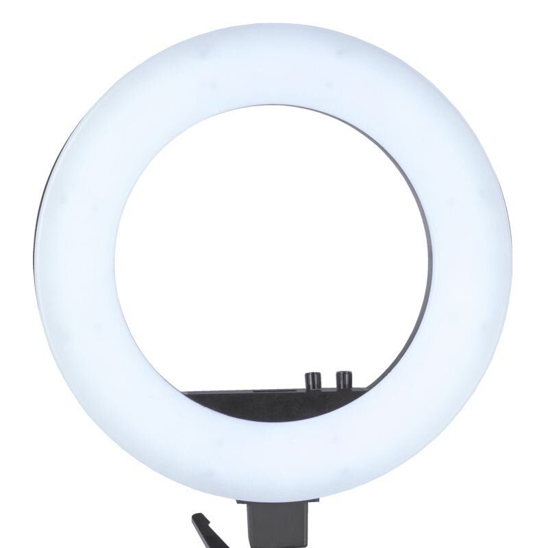 Profesionali lempa makiažo meistrams LED RING LIGHT stovas + telefono laikiklis + šviesos reguliavimas 18" (48w) 5 Profesionali lempa makiažo meistrams LED RING LIGHT stovas + telefono laikiklis + šviesos reguliavimas 18" (48w) 5
