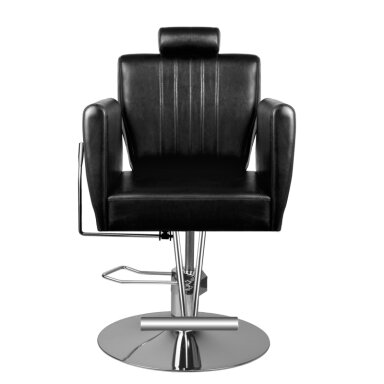 Profesionali kirpyklos ir barberių kėdė HAIR SYSTEM 0-179, juodos spalvos Profesionali kirpyklos ir barberių kėdė HAIR SYSTEM 0-179, juodos spalvos