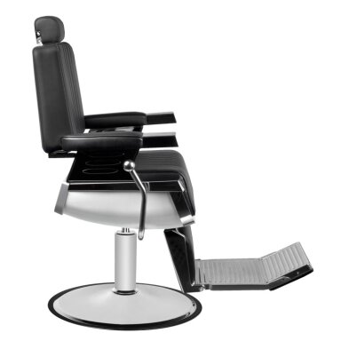 Profesionali barberio kėdė kirpykloms ir barbershopams HAIR SYSTEM ROYAL X, juodos spalvos Profesionali barberio kėdė kirpykloms ir barbershopams HAIR SYSTEM ROYAL X, juodos spalvos