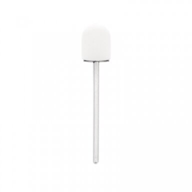 EXO PROFESSIONAL abrazyviniai antgaliai pedikiūro procedūroms 10mm/ #220, 10 vnt. HARD CAP WHITE EXO PROFESSIONAL abrazyviniai antgaliai pedikiūro procedūroms 10mm/ #220, 10 vnt. HARD CAP WHITE