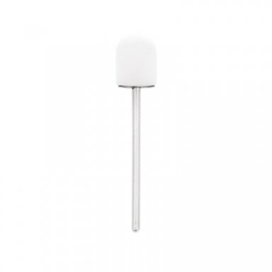 EXO PROFESSIONAL abrazyviniai antgaliai pedikiūro procedūroms 13mm/#80, 10 vnt. HARD CAP WHITE EXO PROFESSIONAL abrazyviniai antgaliai pedikiūro procedūroms 13mm/#80, 10 vnt. HARD CAP WHITE