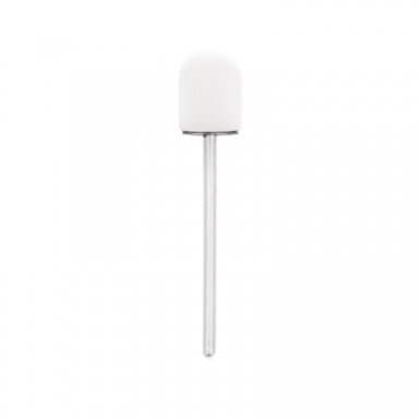 EXO PROFESSIONAL abrazyviniai antgaliai pedikiūro procedūroms 13mm/ #150, 10 vnt. HARD CAP WHITE EXO PROFESSIONAL abrazyviniai antgaliai pedikiūro procedūroms 13mm/ #150, 10 vnt. HARD CAP WHITE