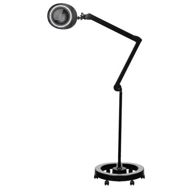 ELEGANTE RED LINE profesionali kosmetologinė LED lempa - lupa ELEGANTE 6025 60 SMD 5D, juodos spalvos (su stovu) ELEGANTE RED LINE profesionali kosmetologinė LED lempa - lupa ELEGANTE 6025 60 SMD 5D, juodos spalvos (su stovu)