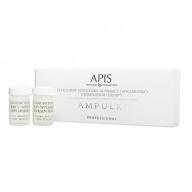 APIS PROFESSIONAL koncentratas su TENS UP kompleksu ampulėse veido stangrumui ir švytėjimui, 5 x 5 ml. APIS PROFESSIONAL koncentratas su TENS UP kompleksu ampulėse veido stangrumui ir švytėjimui, 5 x 5 ml.