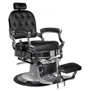 Profesionali barberio kėdė kirpykloms ir grožio salonams GABBIANO ERNESTO BLACK Profesionali barberio kėdė kirpykloms ir grožio salonams GABBIANO ERNESTO BLACK