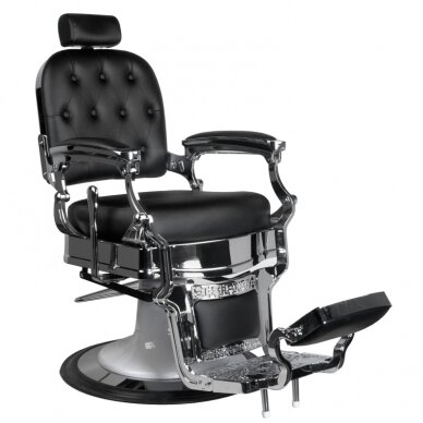 Profesionali barberio kėdė kirpykloms ir grožio salonams GABBIANO ERNESTO BLACK 1