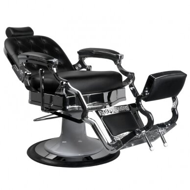 Profesionali barberio kėdė kirpykloms ir grožio salonams GABBIANO ERNESTO BLACK 2