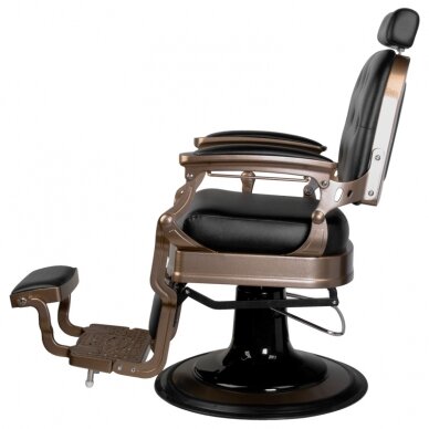 Profesionali barberio kėdė kirpykloms ir grožio salonams GABBIANO OLD ERNESTO BLACK 9 Profesionali barberio kėdė kirpykloms ir grožio salonams GABBIANO OLD ERNESTO BLACK 9