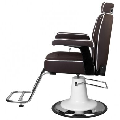 Profesionali barberio kėdė kirpykloms ir grožio salonams GABBIANO AMADEO, rudos spalvos 3 Profesionali barberio kėdė kirpykloms ir grožio salonams GABBIANO AMADEO, rudos spalvos 3