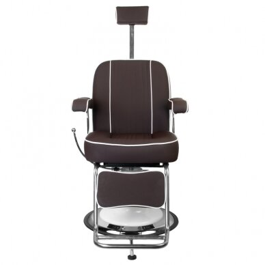 Profesionali barberio kėdė kirpykloms ir grožio salonams GABBIANO AMADEO, rudos spalvos 5 Profesionali barberio kėdė kirpykloms ir grožio salonams GABBIANO AMADEO, rudos spalvos 5