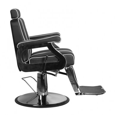 Profesionali barberio kėdė kirpykloms ir grožio salonams GABBIANO PAULO, juodos spalvos 2 Profesionali barberio kėdė kirpykloms ir grožio salonams GABBIANO PAULO, juodos spalvos 2