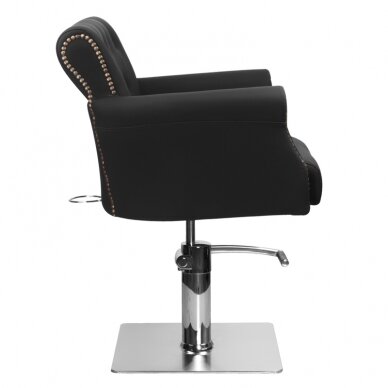 Profesionali kirpyklos kėdė HAIR SYSTEM BER 8541, juodos spalvos 2 Profesionali kirpyklos kėdė HAIR SYSTEM BER 8541, juodos spalvos 2