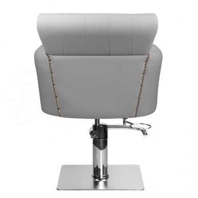 Profesionali kirpyklos kėdė HAIR SYSTEM BER 8541, pilkos spalvos 3 Profesionali kirpyklos kėdė HAIR SYSTEM BER 8541, pilkos spalvos 3