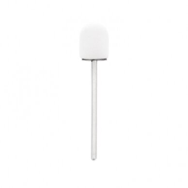 EXO PROFESSIONAL abrazyviniai antgaliai pedikiūro procedūroms 10mm/#80, 10 vnt. HARD CAP WHITE EXO PROFESSIONAL abrazyviniai antgaliai pedikiūro procedūroms 10mm/#80, 10 vnt. HARD CAP WHITE