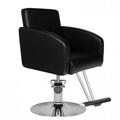 Profesionali kirpyklos kėdė HAIR SYSTEM HS40, juodos spalvos 1 Profesionali kirpyklos kėdė HAIR SYSTEM HS40, juodos spalvos 1