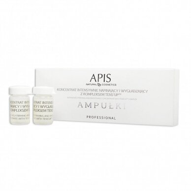 APIS PROFESSIONAL koncentratas su TENS UP kompleksu ampulėse veido stangrumui ir švytėjimui, 5 x 5 ml. APIS PROFESSIONAL koncentratas su TENS UP kompleksu ampulėse veido stangrumui ir švytėjimui, 5 x 5 ml.