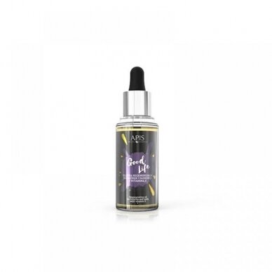 APIS GOOG LIFE regeneruojantis aliejukas odelėms su makadamijos aliejais bei vitaminu E, 30 ml. APIS GOOG LIFE regeneruojantis aliejukas odelėms su makadamijos aliejais bei vitaminu E, 30 ml.