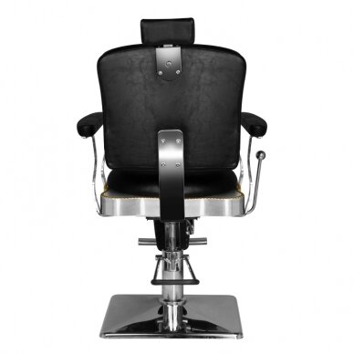 Profesionali barberio kėdė kirpykloms ir grožio salonams SM180, juodos spalvos 2 Profesionali barberio kėdė kirpykloms ir grožio salonams SM180, juodos spalvos 2