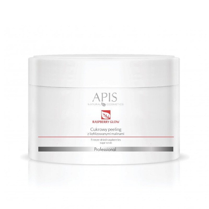 APIS cukraus šveitiklis su liofilizuotomis avietėmis, 220 g. APIS cukraus šveitiklis su liofilizuotomis avietėmis, 220 g.