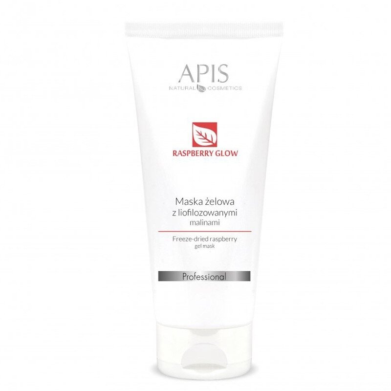 APIS RASPBERRY GLOW gelio kaukė veido odai su liofilizuotomis avietėmis, 200 ml APIS RASPBERRY GLOW gelio kaukė veido odai su liofilizuotomis avietėmis, 200 ml